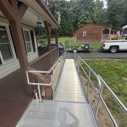 King William, VA Wheelchair Ramp Rental Project Gallery - Rental Ramp King William Va 2