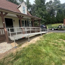 King William, VA Wheelchair Ramp Rental Project Gallery - Rental Ramp King William Va 3