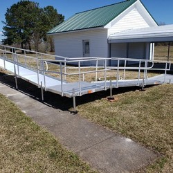 Charles City Wheelchair Ramp Installation Project Gallery - Wheelchair Ramp Installation Charles City Va 2